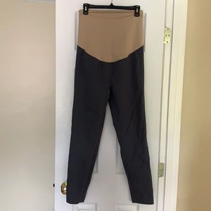 LOFT Slate Grey Maternity Dress Pants